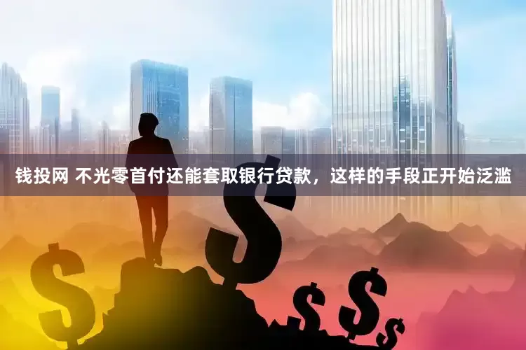 钱投网 不光零首付还能套取银行贷款，这样的手段正开始泛滥