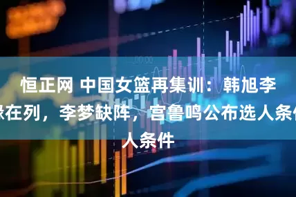 恒正网 中国女篮再集训：韩旭李缘在列，李梦缺阵，宫鲁鸣公布选人条件