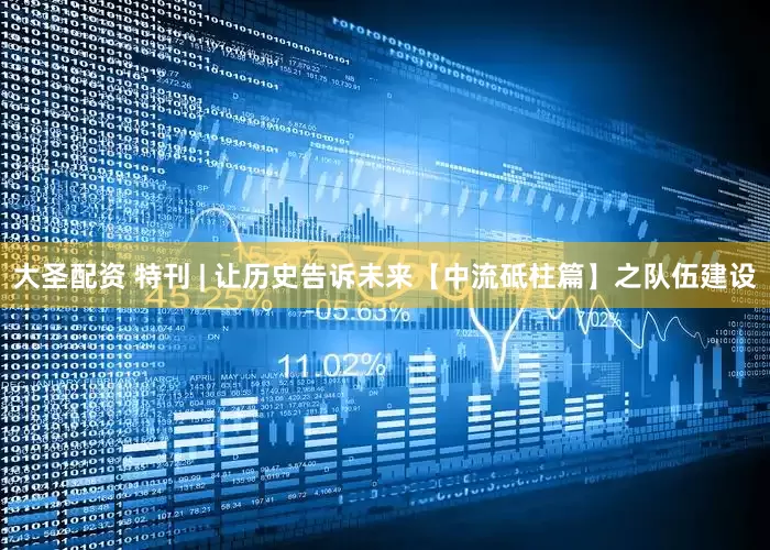 大圣配资 特刊 | 让历史告诉未来【中流砥柱篇】之队伍建设